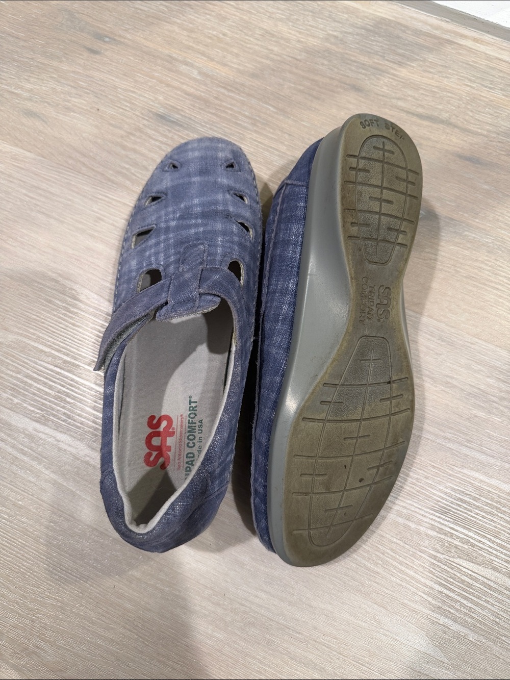 SAS Womens Roamer Slip On Size 9 bluejay tripad comfort Maryjane shoes USA - Picture 3 of 10